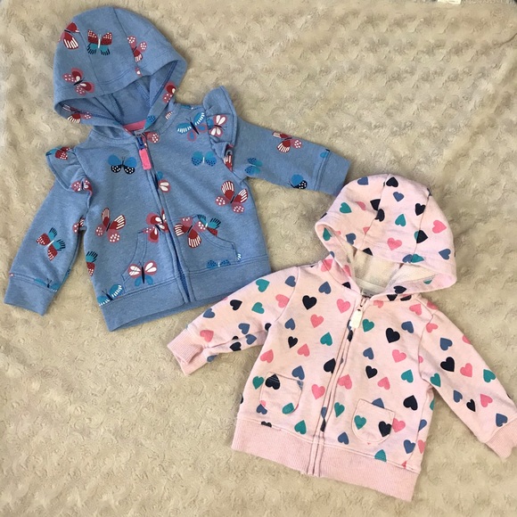 Carter’s Hooded Light Jackets Size 3 Months - Picture 2 of 4